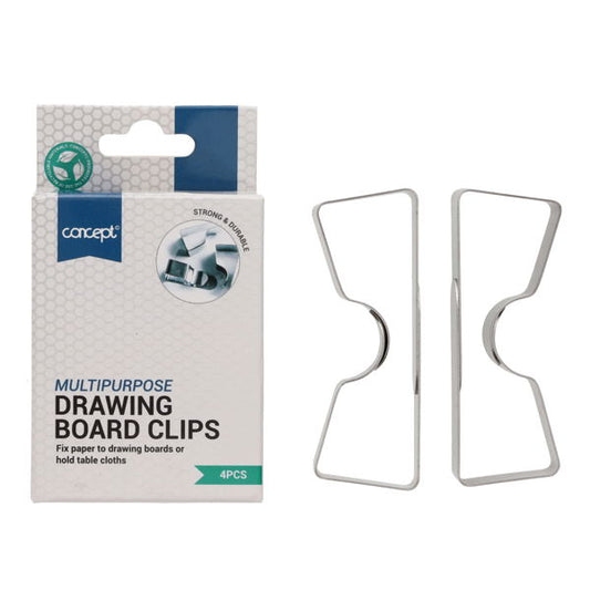 Concept Drawing Board Clips (4 Pack)