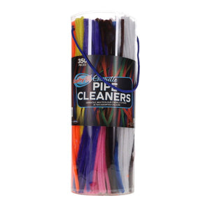 Crafty Bitz Tub 350 Pipe Cleaners - Assorted Colours
