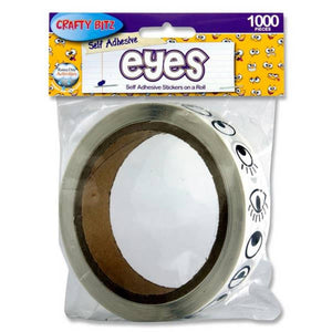 Crafty Bitz Roll 1000 Eyes Stickers