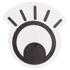 Roll 1000 Stickers - Eyes Black/White