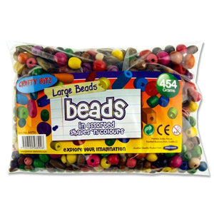 WOODEN COL BEADS -454g