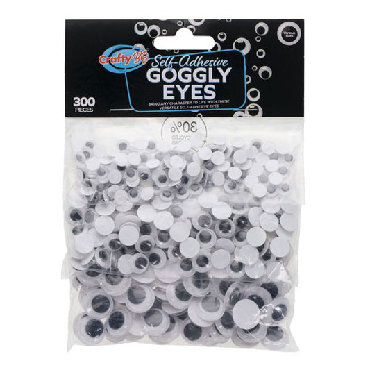 Crafty Bitz Googly Eyes (Pack of 300)