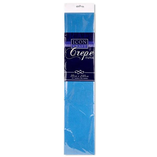 Icon Craft Crepe Paper Dark Blue 50 x 250cm