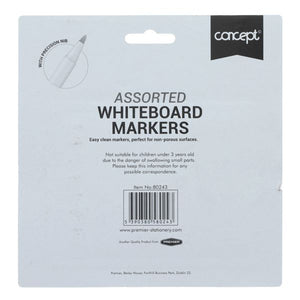 Concept 8 Assorted Whiteboard Markers