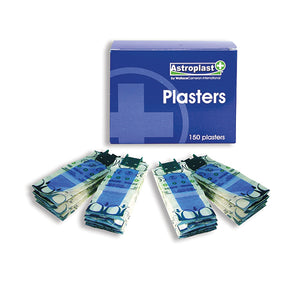 Wallace Cameron Blue Detectable Pilferproof Plasters (Pack of 150) 1206008