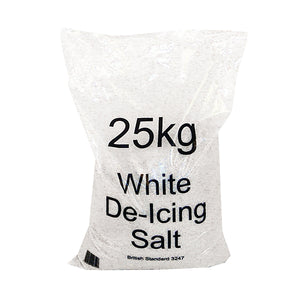 White Winter 25kg Bag De-Icing Salt (Pack of 10) 383499