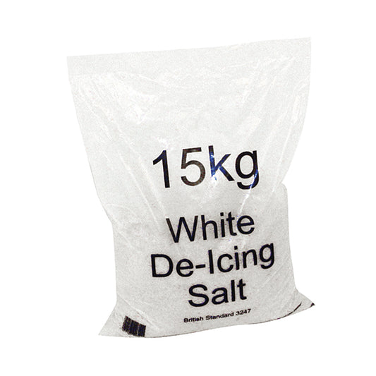 White Winter 15kg Bag De-Icing Salt (Pack of 30) 379758