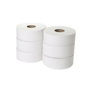 2-Ply Jumbo Toilet Roll 300m (Pack of 6) J26300DS