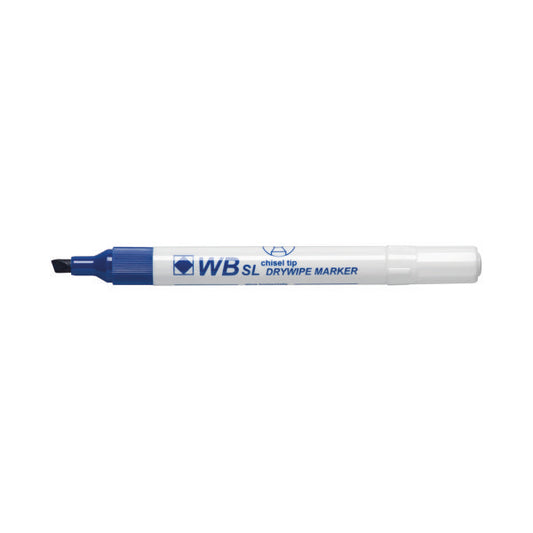 Blue Whiteboard Markers Chisel Tip (Pack of 10) WX26036