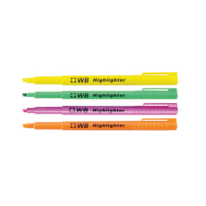 Highlighter Pens Assorted (Pack of 4) WX93206