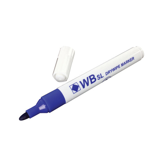 Blue Whiteboard Marker Pens Bullet Tip (Pack of 10) WB15 804001