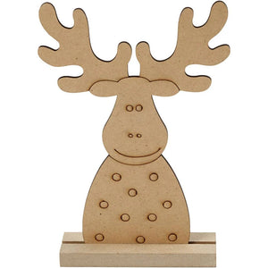 Wooden Christmas Ornament - Reindeer 15cm