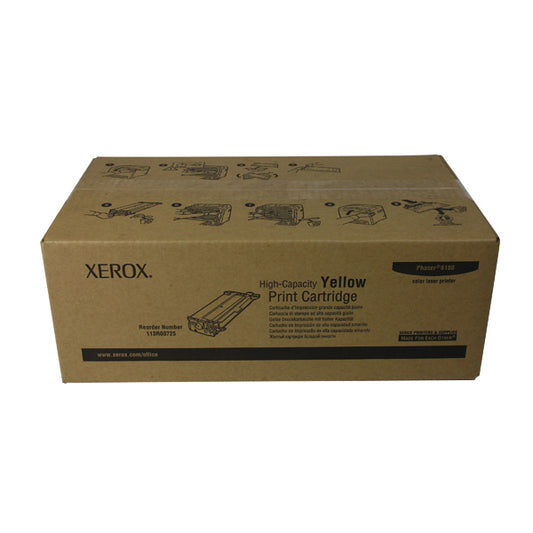 Xerox Phaser 6180 Yellow High Capacity Laser Toner Cartridge 113R00725