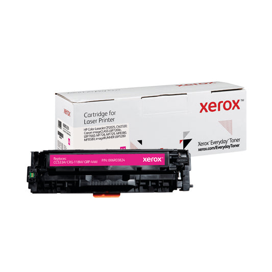 Xerox Everyday Replacement For CC533A/ CRG-118M/GRP-44M Laser Toner Magenta 006R03824