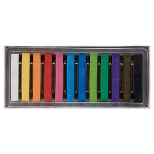 12 Chalk Pastels - Coloured