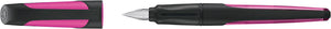 Stabilo Ergonomic EASYbuddy A Nib Fountain Pen - Black/Magenta (Blue Ink Cartridge)