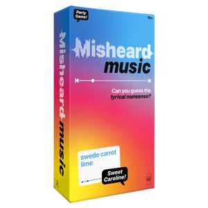 Misheard Music Card Game