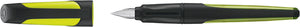Stabilo Ergonomic EASYbuddy M Nib Fountain Pen - Black/Lime(Blue Ink Cartridge)