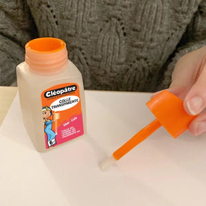 Cleopatre Transparent Gel Adhesive and Brush - 80g