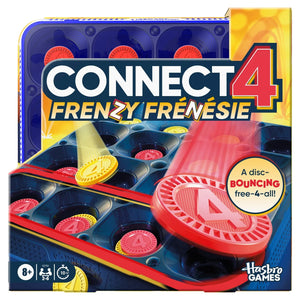 Box of Connect 4 Frenzy game by Hasbro Games