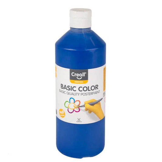 Creall Basic Colour Poster Paint - Dark Blue (500ml)