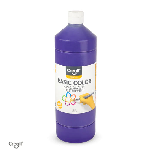 Creall Basic Colour Poster Paint - Purple (1000ml)