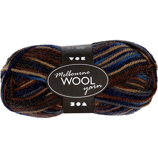 Wool Yarn -Brown Harmony
