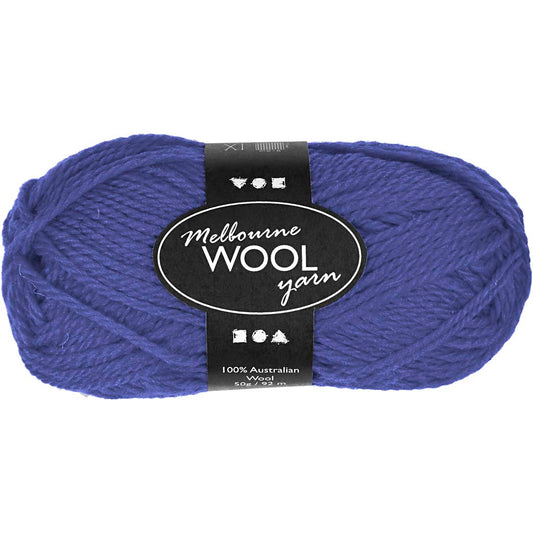 Wool Yarn- Blue