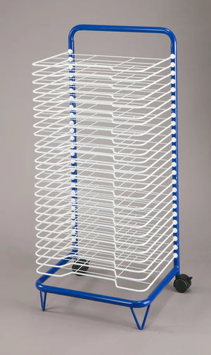 Paint Art Drying Rack 25 Layer on Wheels-A3 size
