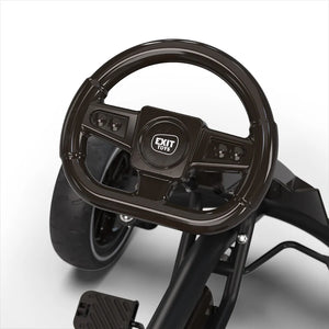 EXIT Foxy Pedal Go-Kart - Espresso Black