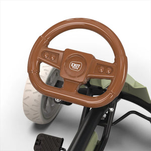 EXIT Foxy Pedal Go-Kart with Trailer - Retro Green