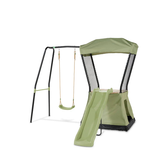 EXIT Ivy Outdoor Playset With Slide and Swing