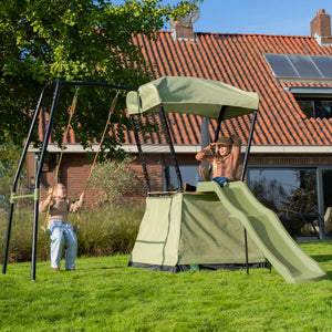EXIT Ivy Outdoor Playset With Slide and Swing