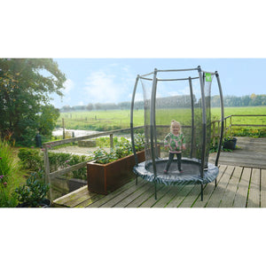 Exit Junior Trampoline With Safety Net 140cm Black