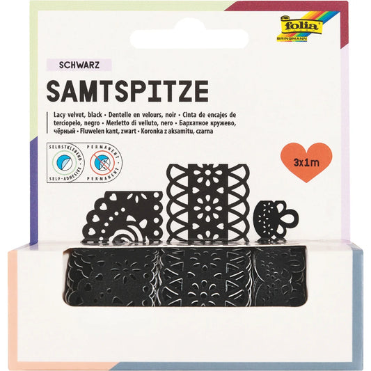 Velvet Borders Self Adhesive - Folklore (3 Rolls)