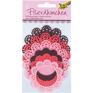 Felt Frames Colour Tone Mix - Pink (6 Pieces)