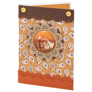 Felt Frames Colour Tone Mix - Brown (6 Pack)