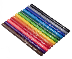Jovi Felt Tip Pens (Pack of 12 Assorted Colours)