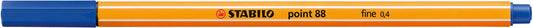 STABILO Fineliner Pen - Point 88 (Blue)