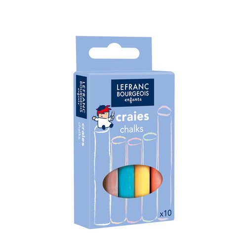 Lefranc Bourgeois Coloured Chalks (10 Pieces)