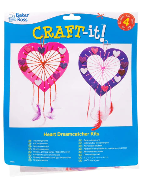 Heart Dreamcatcher Kits (Pack of 4)
