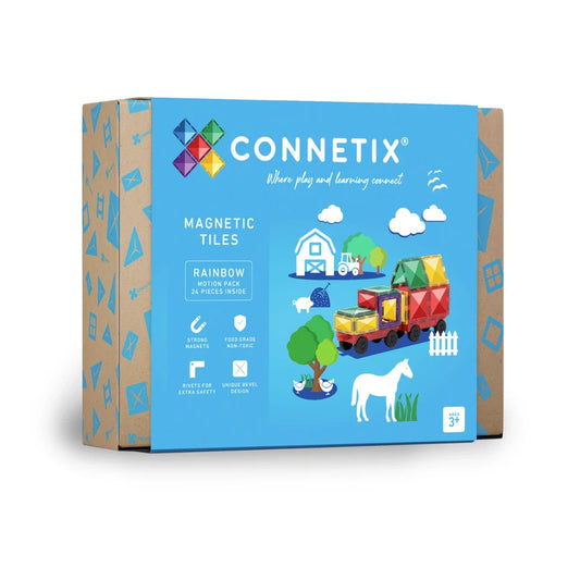 Connetix Rainbow Motion Pack (24 Pieces)