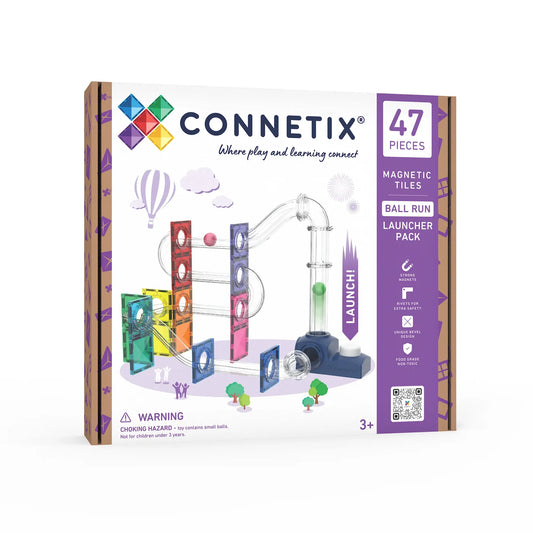 Connetix Ball Run Launcher Pack (47 Pieces)