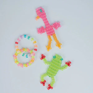 Playbox Pony Beads & String - Frosted (250 Pieces)