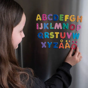Playbox Magnetic Letters With Patterns (60 Pieces)