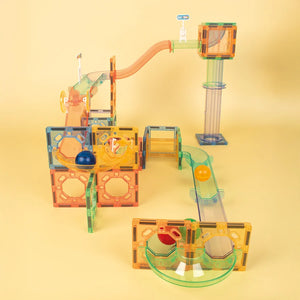 Magnetic Play Tiles - Ball Track (91 Parts)