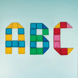 Magnetic Play Tiles - Rainbow (100 Parts)