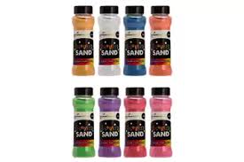 Coloured Sand Shakers - Assorted Colours (8x350g) 