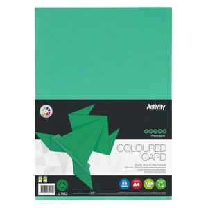 Premier Activity A4 160gsm Card - Asparagus Green (50 Sheets)