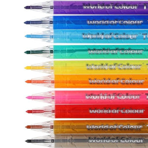 World of Colour Twisties Colouring Pencils (10 Pack)